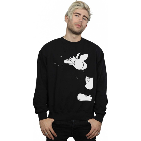 Disney Heren Mickey Mouse Cut Sweatshirt (Zwart)