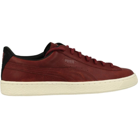 Puma Basket Citi Serie Rood Leer Herentrainers 358891 02