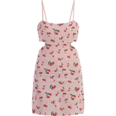 Mymo Mini-jurk Dames Roze Veelkleurig