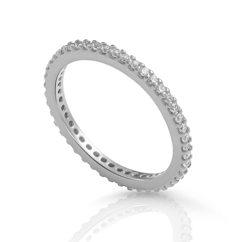Orphelia 'Lily' Damesring van 925 Sterling Zilver - Zilver ZR-7538