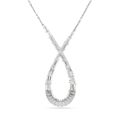 Swarovski 'Hyperbola' Dames Basis Metalen Ketting - Zilver 5679438