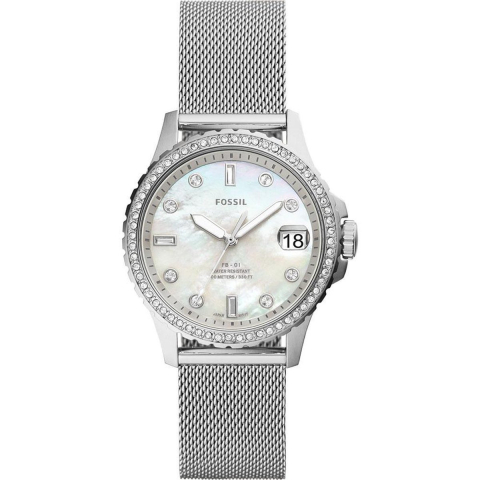 Fossil Fb-01 dameshorloge Zilverkleurig ES4998