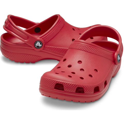 Crocs Toddler Classic Croslite Rubber Varsity Red Instappers