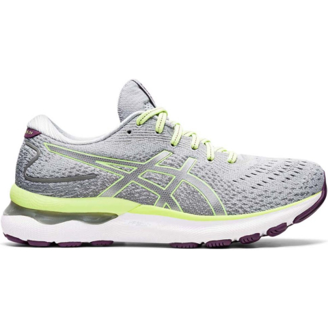 Asics Gel-Nimbus 24 Dames Grijze Hardloopschoenen