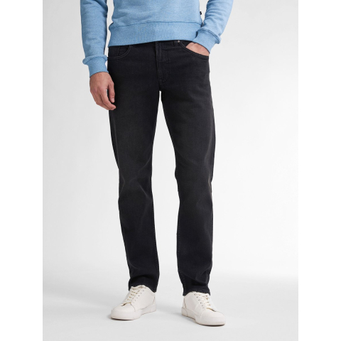 Petrol Industries - Heren Tallis Tapered Fit Jeans Palmfront - Zwart
