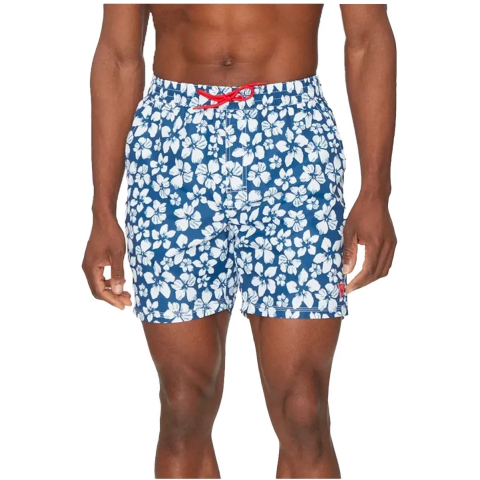 Guess herenzwempak met bloemenprint