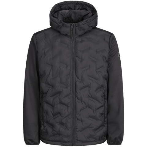 Jack & Jones Outdoorjas Heat Hybrid Jacket Zwart