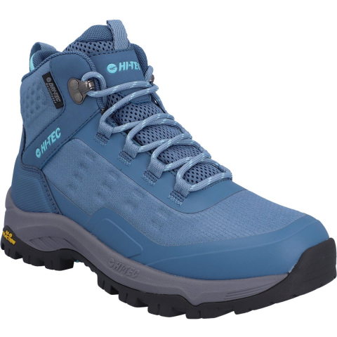 Hi-Tec Storm Expedition Sport Polyester Dames Mid Blauwe Wandelschoenen