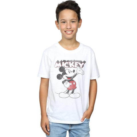 Disney Jongens Mickey Mouse Presents T-shirt (Wit)