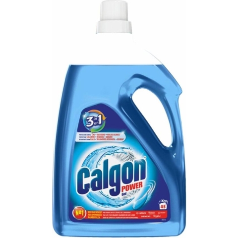 Calgon 3 in 1 Power Gel Wasmachine Reiniger en Anti kalk - 45 Wasbeurten - 2,25 L