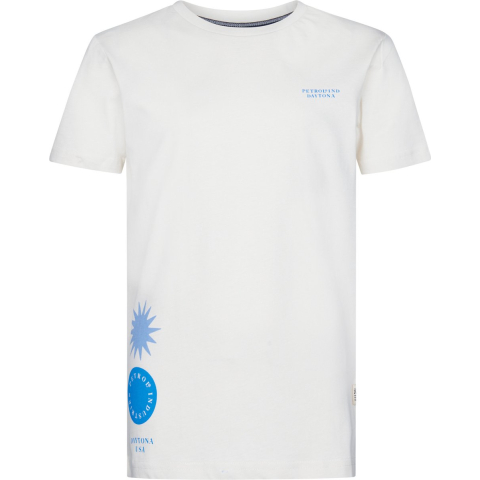 Petrol Industries - Jongens Logo T-shirt Citrusview - Wit