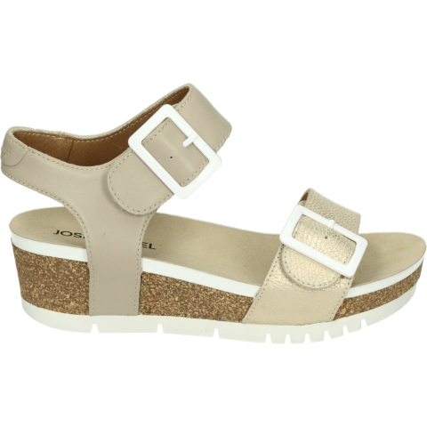 Josef Seibel Quinn 02 Dames Sandalen Crème