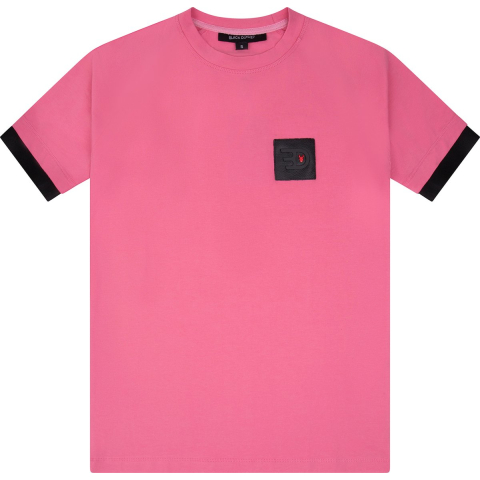 Black Donkey Kordaat t-shirt i pink/zwart men