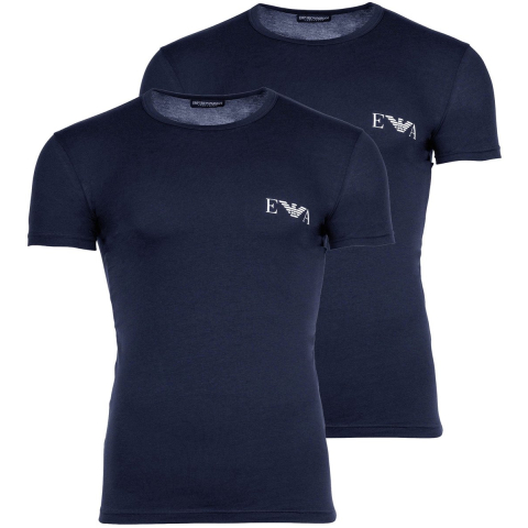 Emporio Armani Heren T-shirt Pakket x2 Eagle GA
