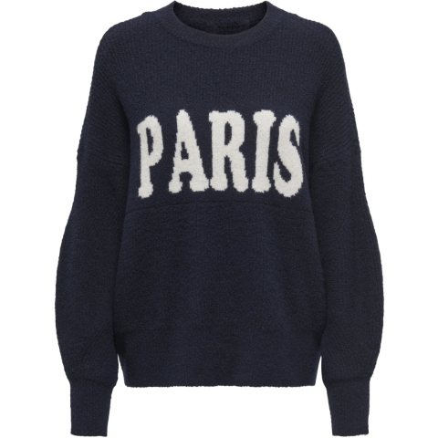 Only Onljerico l/s pullover knt noos dark navy/cd paris