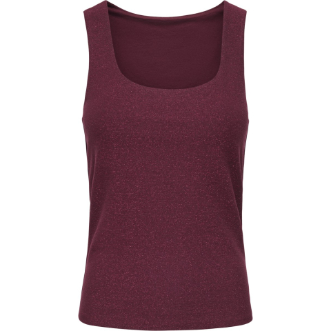 Only Onlea glitter s/l 2-ways top jrs noos chocolate tr