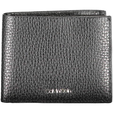 Calvin Klein Zwarte Leren Portemonnee