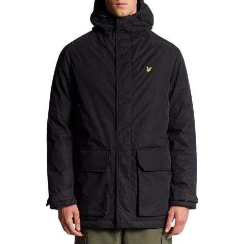 Lyle & Scott Heavyweight Hooded Parka - Zwart