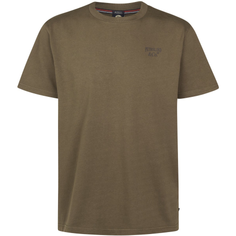 Petrol Industries - Heren Relaxed T-shirt Sand Creek - Groen