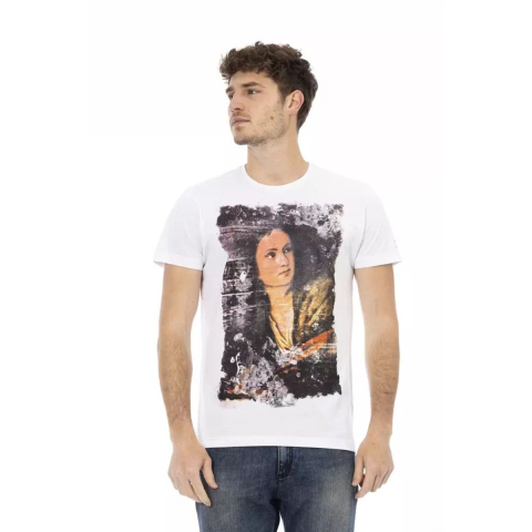 Grafische T-shirt Schilderijprint Korte Mouwen