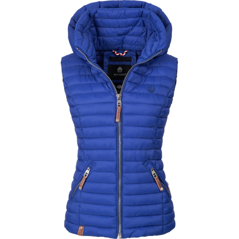 Navahoo Dames Gewatteerde Bodywarmer Shadaa – Lichte Weste met Afneembare Capuchon