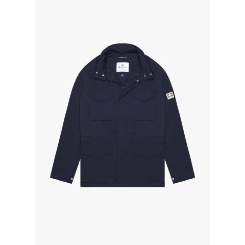 Aquascutum Active Stretch M-65 Marineblauwe Jas