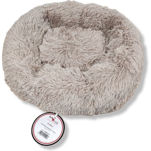 Jack and Vanilla Hondenkussen - Donut - Beige - S - Ø60cm