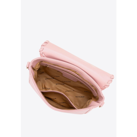 Wittchen Dames Crossbody Tas met Klep, Roze, Eco-leer