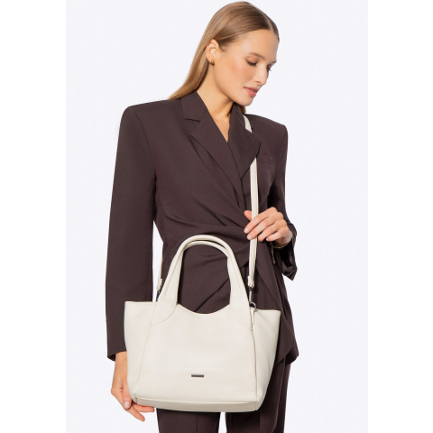 Wittchen Dames eco-leren kleine etui, crème