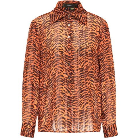 Faina Blouse Dames oranje