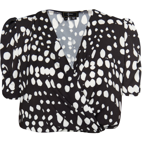 Faina Blouse Dames zwart wit