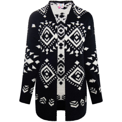 IZIA Vest Dames zwart en wit