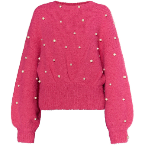 Faina Gebreide trui Dames roze
