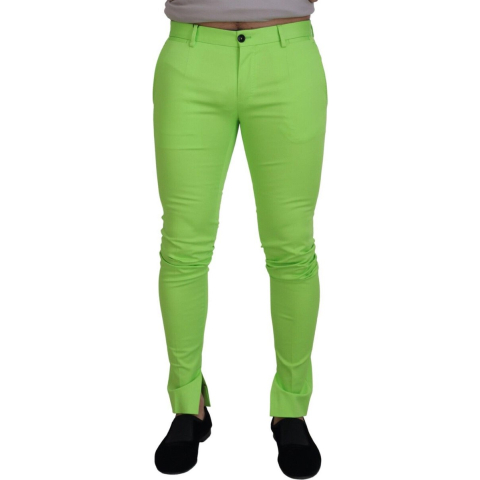 Slim Fit Broek met Zijslotsen