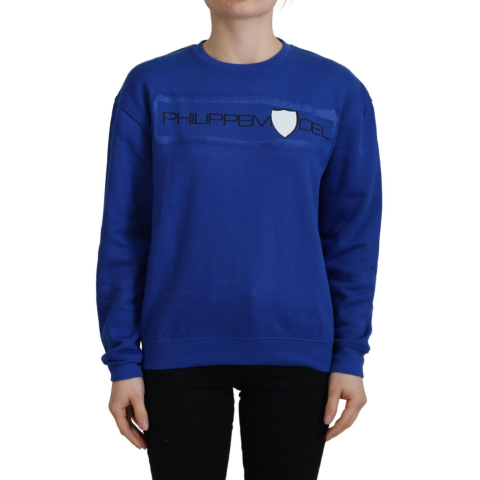 Blauwe Crewneck Sweatshirt Relaxed Fit