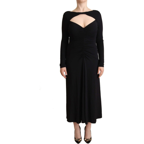Pinko Lange Mouwen Jersey Midi Jurk Aline