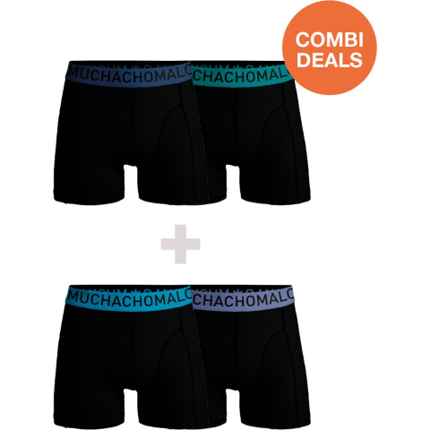 Muchachomalo Heren Boxershorts - 2+2 Pack - Mannen Onderbroeken