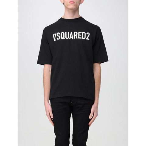 Dsquared2 T-shirt Met Opvallend Logo In Zwart