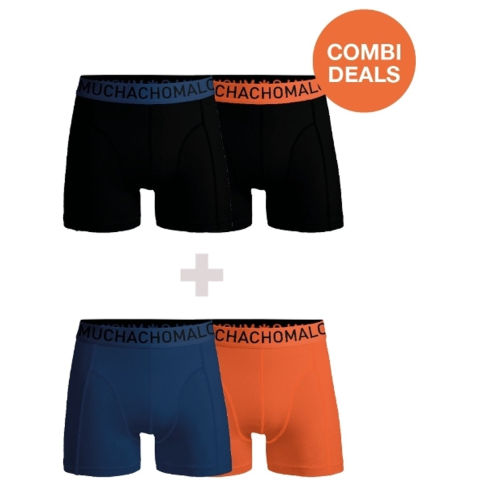 Muchachomalo Heren Boxershorts - 2+2 Pack - Mannen Onderbroeken