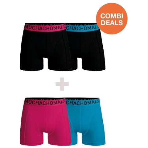 Muchachomalo Heren Boxershorts - 2+2 Pack - Mannen Onderbroeken