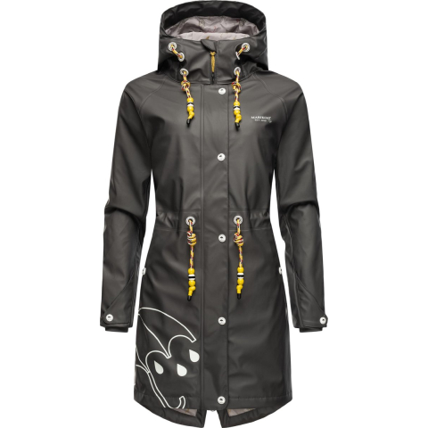 Marikoo dames regenjas – Dancing Umbrella, waterdicht met capuchon