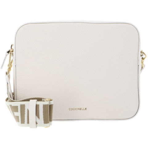 Coccinelle Witte Leren Handtas