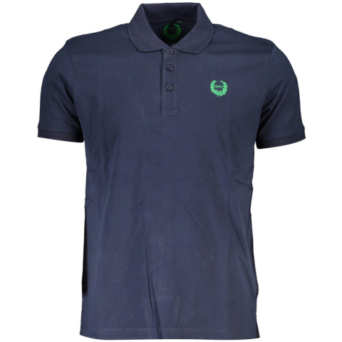 Gianmarco Venturi Blu Katoenen Heren Polo