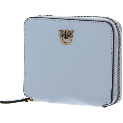 PINKO Blauw Kalfslederen Bos Taurus Portemonnee