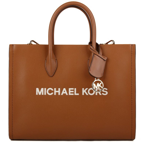 Michael Kors Bruine Leren Handtas