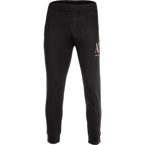 Armani Exchange Zwarte Katoenen Joggers (Trainingsbroeken)