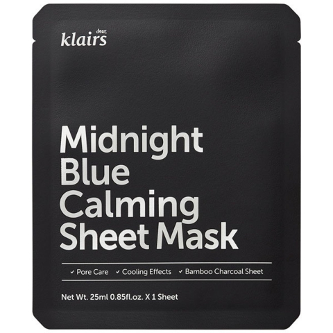 Dear Klairs Midnight Blue 25ml Kalmerend Sheet Masker