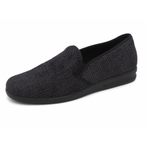 JOSEF SEIBEL Heren Slipper Belfort 122 in zwart