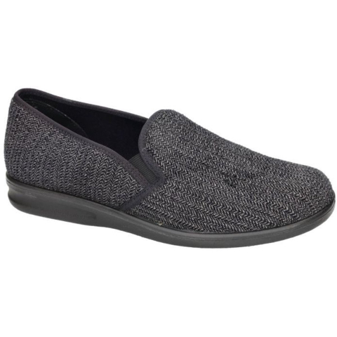 JOSEF SEIBEL Heren Slipper Belfort 122 in zwart