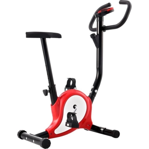 vidaXL-Hometrainer-met-bandweerstand-rood